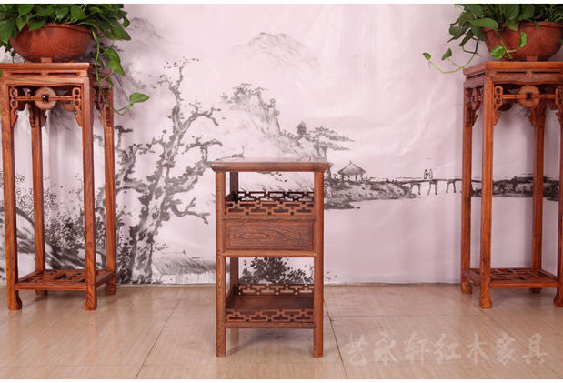 Gỗ Mahogany cánh gà gỗ Great Wall bàn cà phê Ming và Qing bên cổ điển một số gỗ rắn Trung Quốc bàn trà góc cổ vài bàn trà nhỏ - Bàn trà bàn uống nước phòng khách