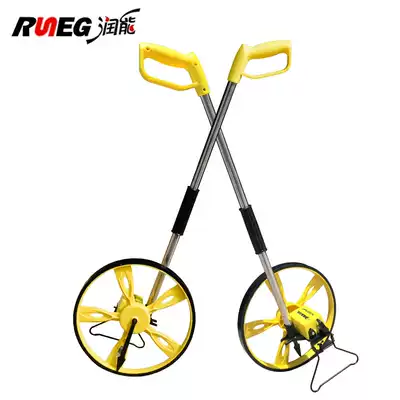 Electronic ruler, hand-pushed wheeled mechanical rangefinder, measuring wheel, roller ruler, high-precision outdoor measuring instrument