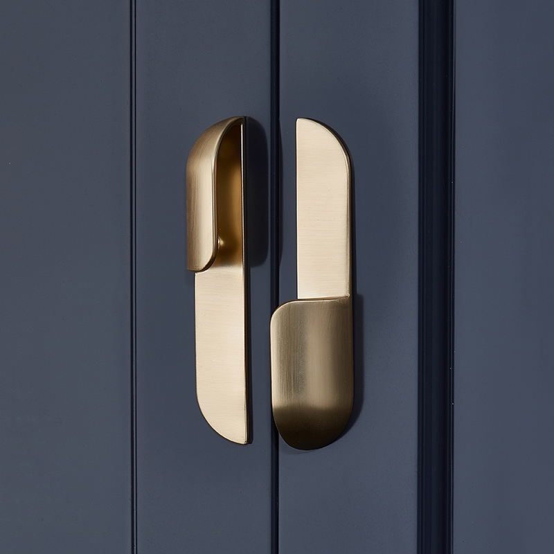 Light Extravagant Wardrobe Door Handle Golden Modern Minimalist Overall Cupboard Sub Handle Pair of drawers Shoe Cabinet Doorknob Handle