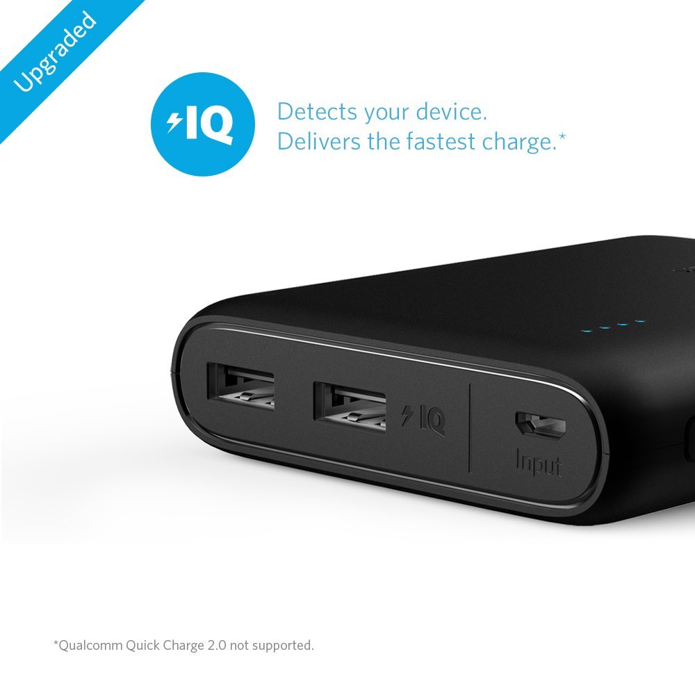 Anker13000 mA mah nhanh phí điện thoại di động sạc phổ điện Po mỏng xách tay nhỏ gọn - Ngân hàng điện thoại di động sạc dự phòng pisen 10000mah