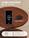 Qingyao Qingyao Vintage Living Room Floor Lamp Eye-Protecting Walnut Color Wireless Charging Shelf Ambient Decorative Lamp