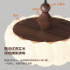 Qingyao French-Style Bedroom Ceiling Lamp, Antique-Style Solid Wood Eye-Protection Main Bedroom Study Retro Dining Room Chandelier