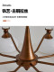 Qingyao Qingyao Chinese-Style Living Room Chandelier, Large Lamp, French Retro Eye-Protection Lamp for Master Bedroom and Dining Room, 2026 New Model