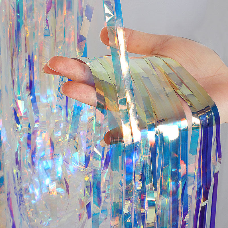 Teenage Girl Hearts Dormitory Laser Phantom Candy Color Streaming Sucai Creative Background Wall Romantic Decorative Party Arrangement