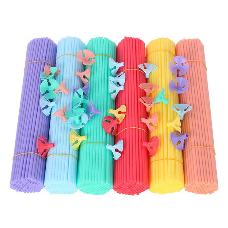 Gas-ball-stick Marcaron colour Wedding Balloons support sticks for 32 cm long