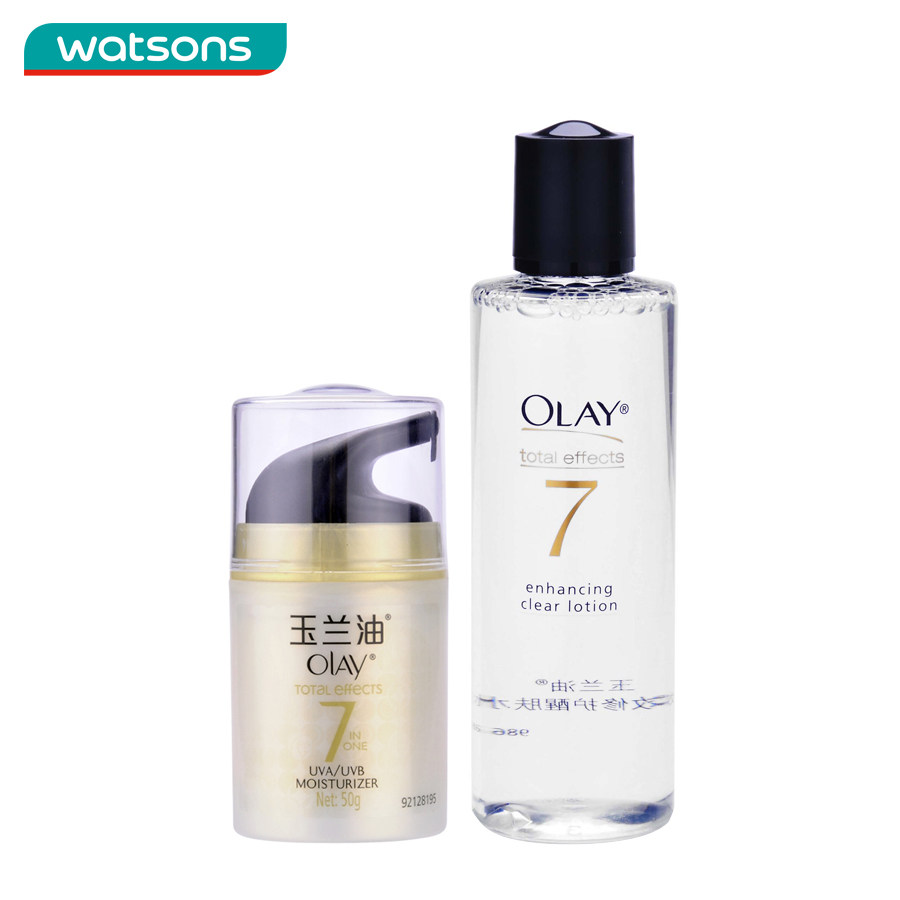 【屈臣氏】套装 玉兰油多效修护防晒霜+醒肤水 护肤品套装