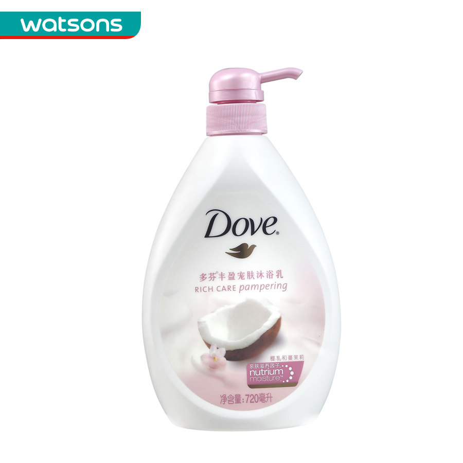 【屈臣氏】多芬丰盈宠肤沐浴乳(椰乳和蔓茉莉)沐浴液 沐浴乳