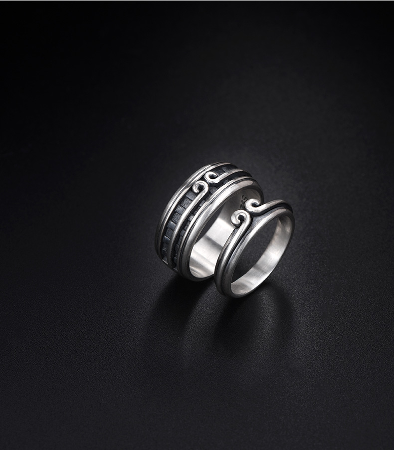 Bague mixte MYSH     en Argenterie - Ref 3087569 Image 9