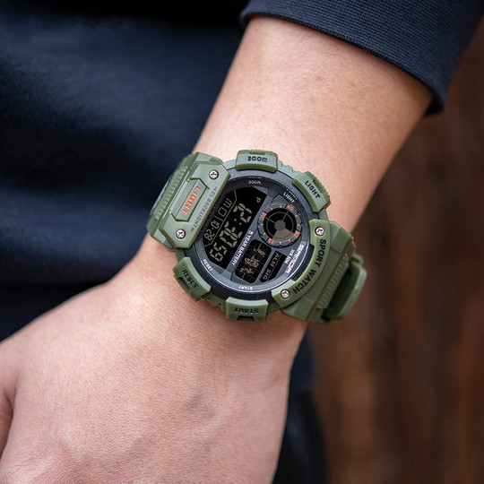 Montres pour enfants, montres électroniques à la mode pour hommes et adolescents, réveils multifonctionnels pour sports de plein air, montres lumineuses étanches