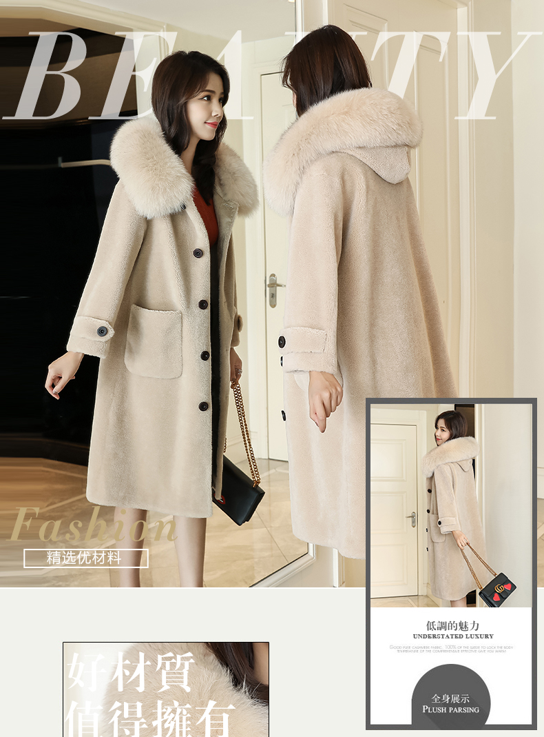 Manteau de fourrure femme MBALEE    - Ref 3174958 Image 7