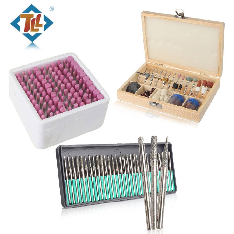 Metal Wood Jade Craft Gift Pendulum Accessories Polished Sand Grinding Head Grinding Wheel Grinding Head Electric Grinding Engraving Accessories Suit 3mm shank