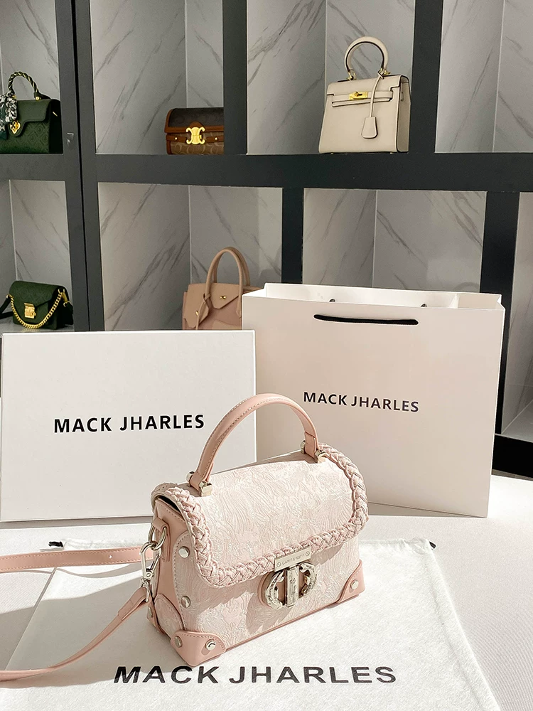 MACK JHARLES Летняя сумка, ручная коробка, стиль высшего качества, с вышивкой