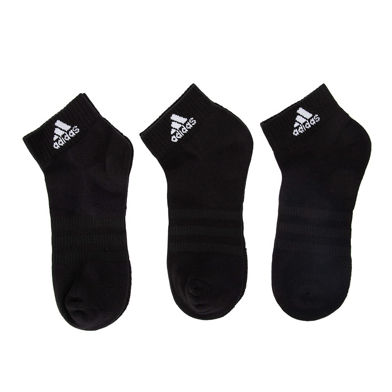 Adidas Adidas Socks Men's and Women's Sports Socks Short Breathable Running Socks Mid-Calf Towel Football Basketball Socks