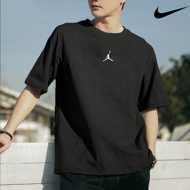 Jordan Basketball Short-Sleeved Nike Genuine Aj Quick-Drying T-Shirt Men's Summer New Thin Top