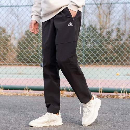 Adidas, летние мужские тонкие дышащие быстросохнущие штаны