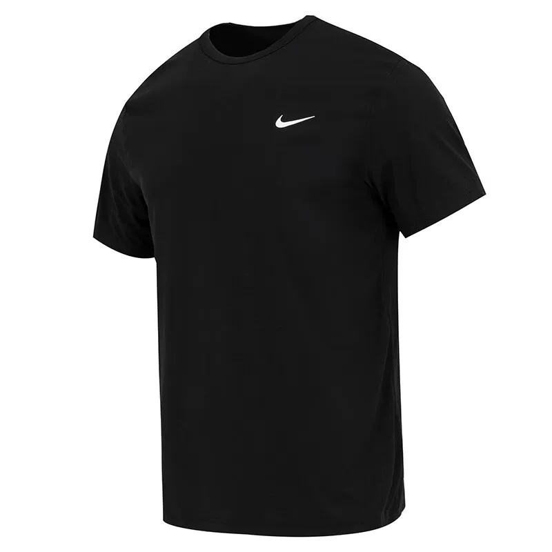 Nike, мужская шелковистая быстрая сушилка летняя футболка для тренинга в зале, с коротким рукавом, впитывает пот и запахи