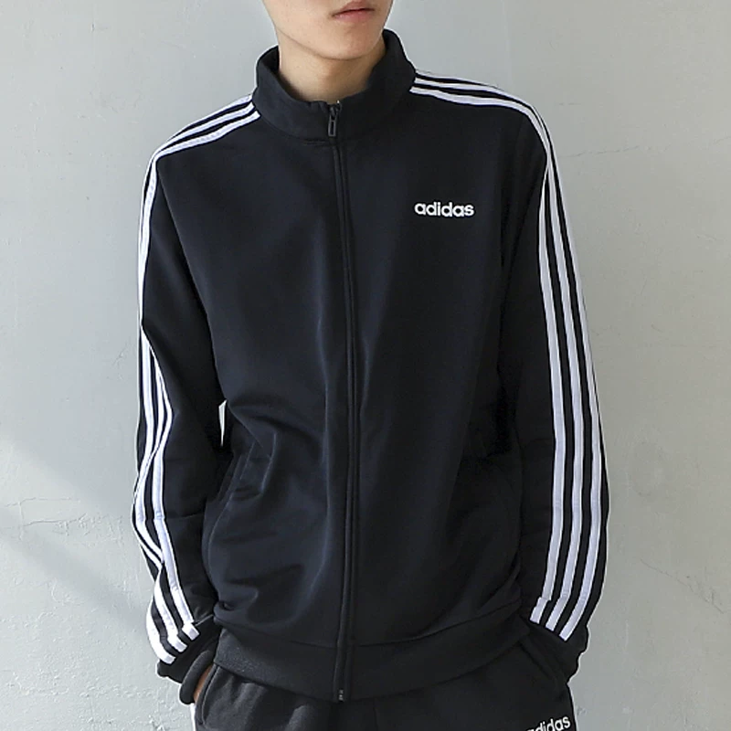 Адидас Adidas, комплект осенний спортивный костюм, куртка, брюки, свободный прямой крой
