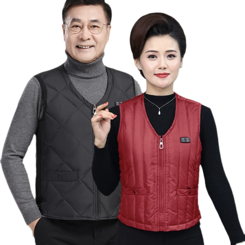 Антарктиковая народ электрический нагрев жилета мужская USB -зарядка Интеллектуальная температура.