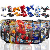 Hunting car animal soul toy dragon tiger strong train full set burst and deformed person