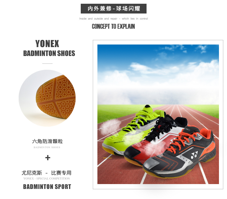 Giày cầu lông Yonex YONEX Giày nam và nữ thể thao chuyên nghiệp SHY-87LTD / 87R giày thể thao lining