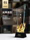 High-End Crystal Trophy Annual Meeting Outstanding Employee Competition Award Creative Gold-Plated Honor Sales Champion Team Trophy