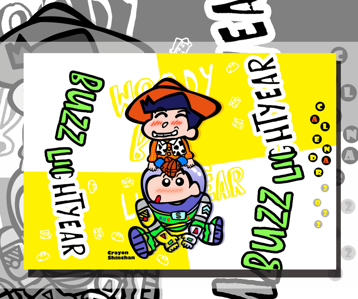 (2022) Crayon small new shinchan small table calendar before shooting please note size