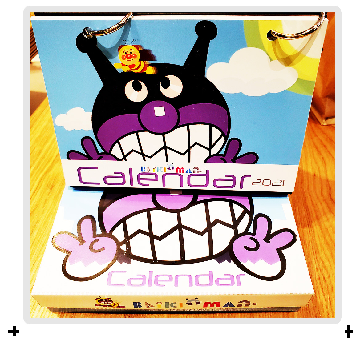 (LAZYEGG hand-made) 2021 Anpanman cartoon calendar small desk calendar please pay attention to THE size before shooting