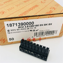 Germany weidmiller connector 1871390000 BCZ 3 81 09 180 SN BK BX