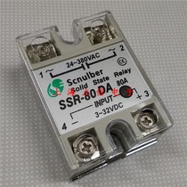 Original Scnulber Solid state relay SSR-80DA 80A solid state module 3-32VDC 24-380VAC