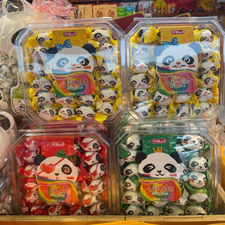 Panda colorful candy panda commander chenpimei sichuan chengdu specialty internet celebrity leisure snacks candy scenic spot same style