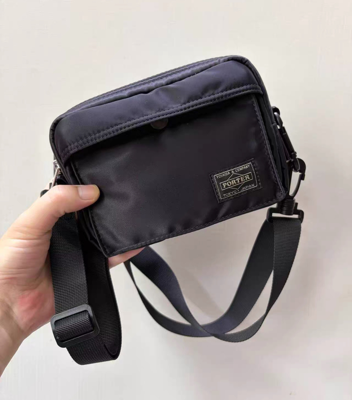Japanese-Style Niche Nylon Casual Phone Bag Mini Shoulder Crossbody Bag for Men and Women Outdoor Travel Hiking Portable Small Bag