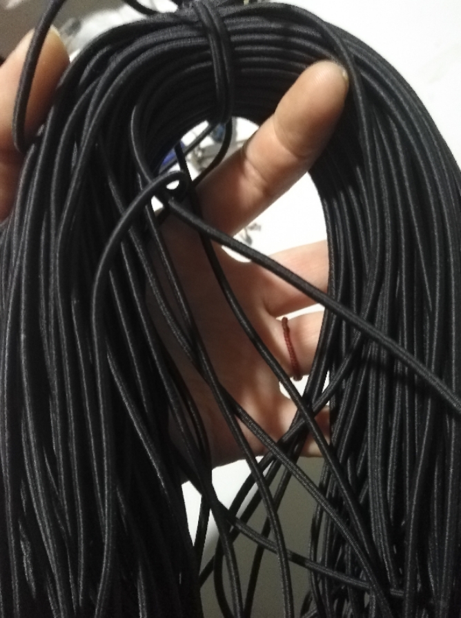 Black leather gluten crab cage linked leather fascia