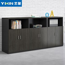 Creative Cabinet Minimalist Filing Cabinet Wooden Bookcase Background Cabinet Furniture Office Archives Information Cabinet Office Short Cabinet