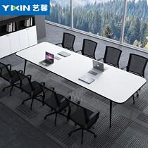 Desk meeting table long table Bar table brief modern meeting room bench Small talks desk chair combination