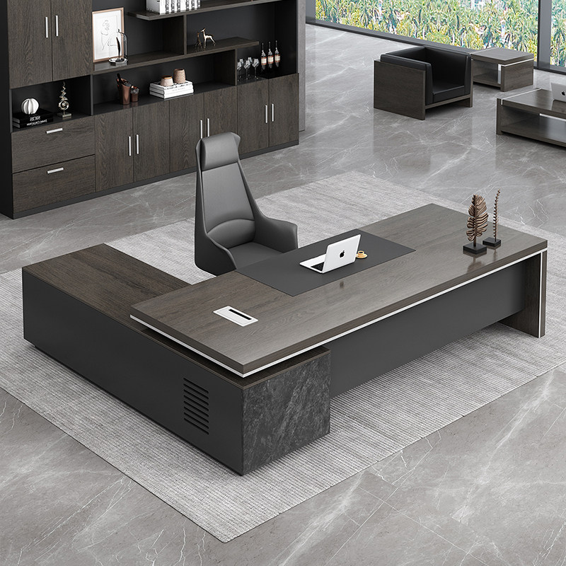 Desk Boss Table President Table Brief Modern Grand Bantai Office Furniture Manager Desk Chair Composition