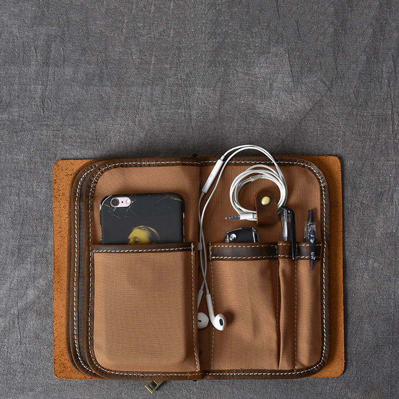 24 Street Multifunction Crazy Mapleather Men's Hand Grab Bag Retro Cow Leather Mobile Phone Bag Genuine Leather Handbag Kit