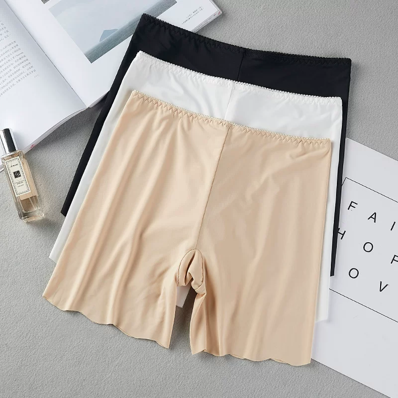 Silk light and thin safe trousers, protective underware, leggings, shorts, plus size