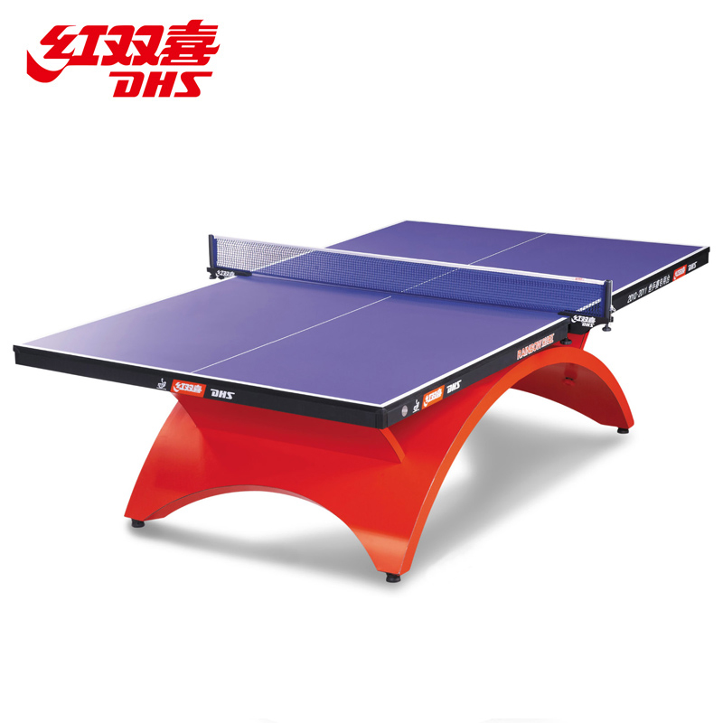 Red double happiness big rainbow table tennis table International competition table table tennis table Table tennis table Big Rainbow