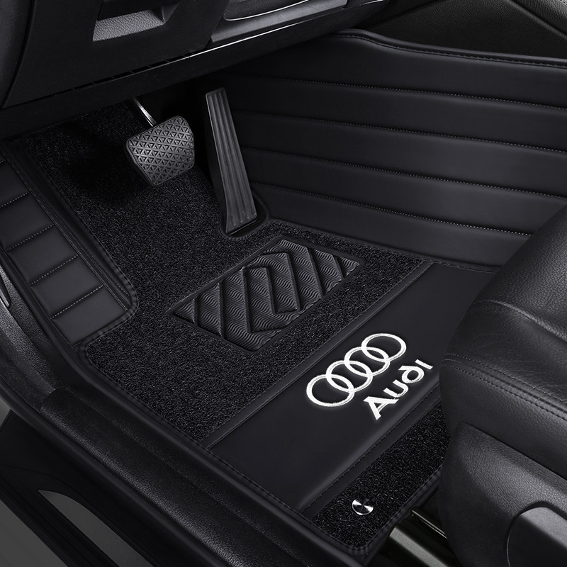 Audi all-inclusive foot pad A4L A6L A8L Q3 Q5L A3 A5 new energy leather full-surrounded car foot pad