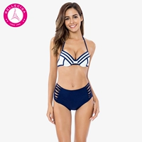 Pháp RELLECIGA 俪 丝娅 性 海军 风 bikini áo tắm nữ - Bikinis bikini gợi cảm