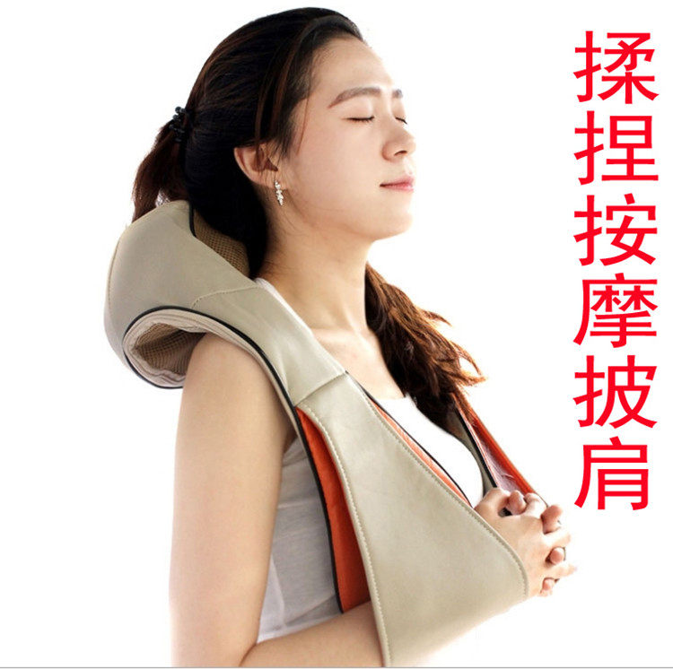 Kneading massage shawl massager neck multifunction on-board home electric shoulder neck waist shawl