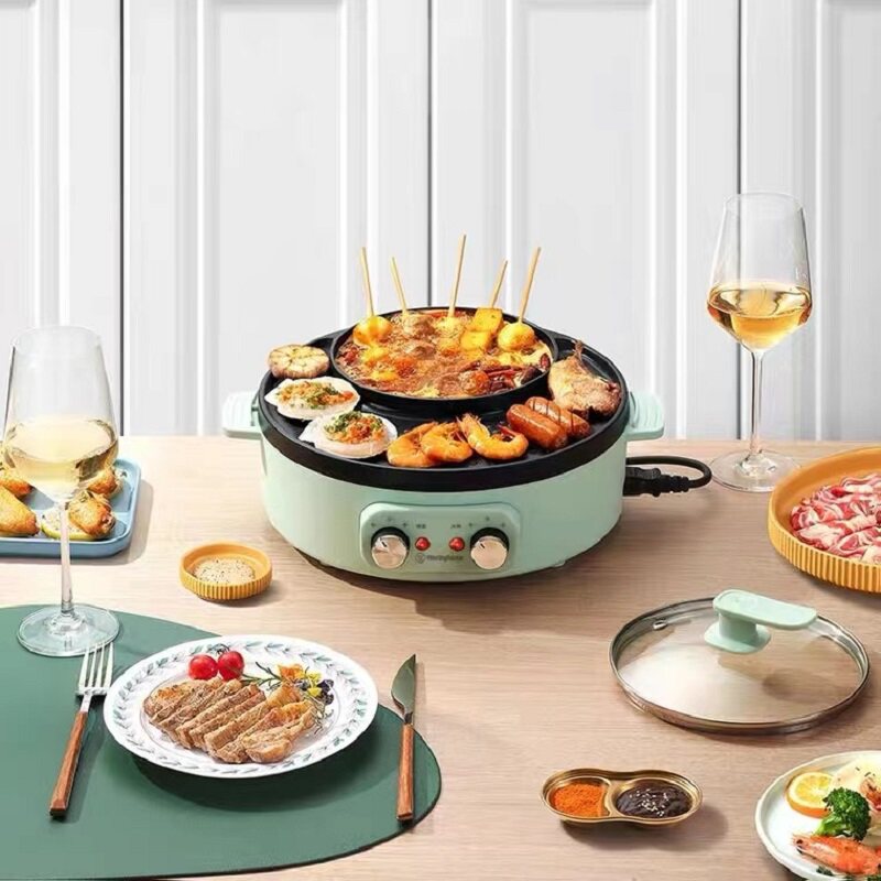 Westinghouse shabu-bake all-in-one pot household smokeless electric oven multi-function barbecue machine shabu-shabu electric hot pot WSC-A337