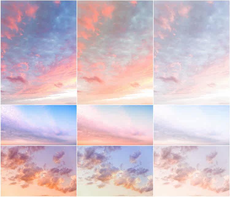 166组高清天空云彩叠加合成前景图片JPG摄影海报广告创意设计素材 vip免费下载