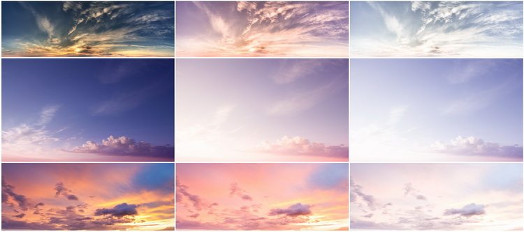 166组高清天空云彩叠加合成前景图片JPG摄影海报广告创意设计素材 vip免费下载