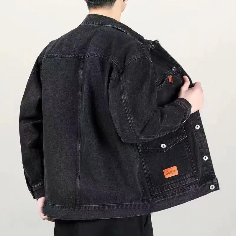 Retro Workwear Denim Jacket for Men, Spring and Autum 2025 New Korean Style Trendyy Loose and Versatile Denim Jacket Retro Workwear Denim Jacket for Men, Spring and Autum 2025 New Korean Style Trendyy Loose and Versatile Denim Jacket