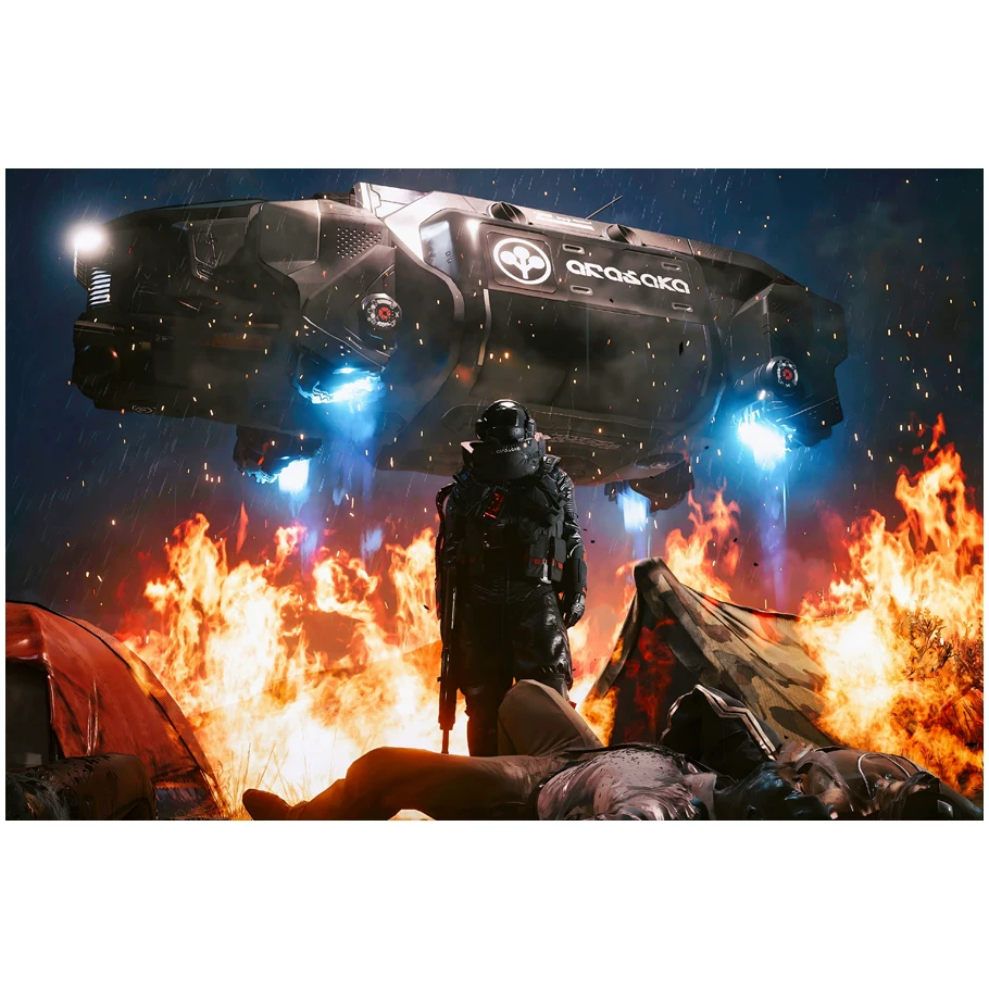 Постер игры Cyberpunk 2077, периферийное спортивное авто, металлический стиль, настенное стикер-комната, общежитие, спальня, декоративная картина