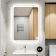 Bathroom mirror anti-fog decorative LED with light mirror bathroom smart mirror wall hanging bathroom vanity wall mirror