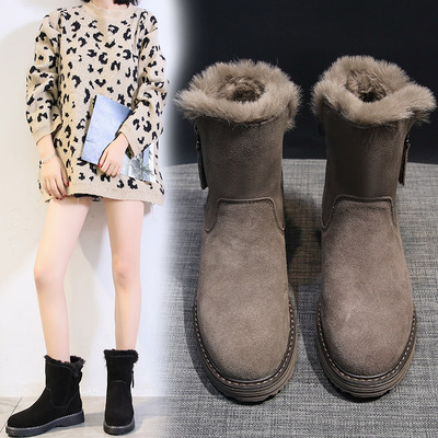 【超火】加绒加厚冬季保暖棉靴