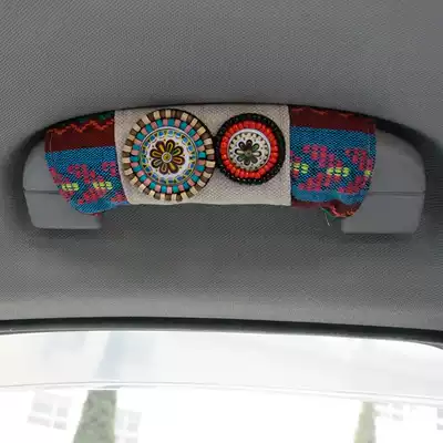 Ethnic style car ceiling pull gloves Car door inner handle set Handrail cover Door handle sheath handle gloves