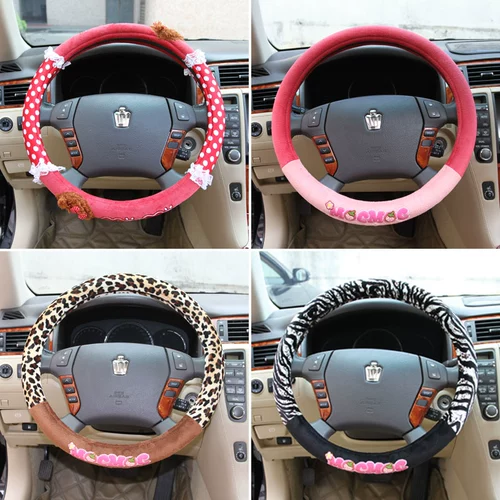 Мусс, кукла, руль, летняя универсальная мультяшная рукоятка на четыре сезона, впитывает пот и запах